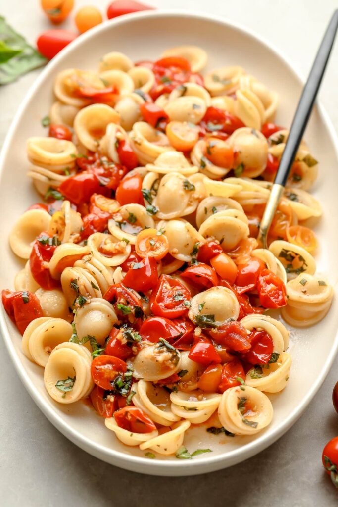 Massas de tomate assadas