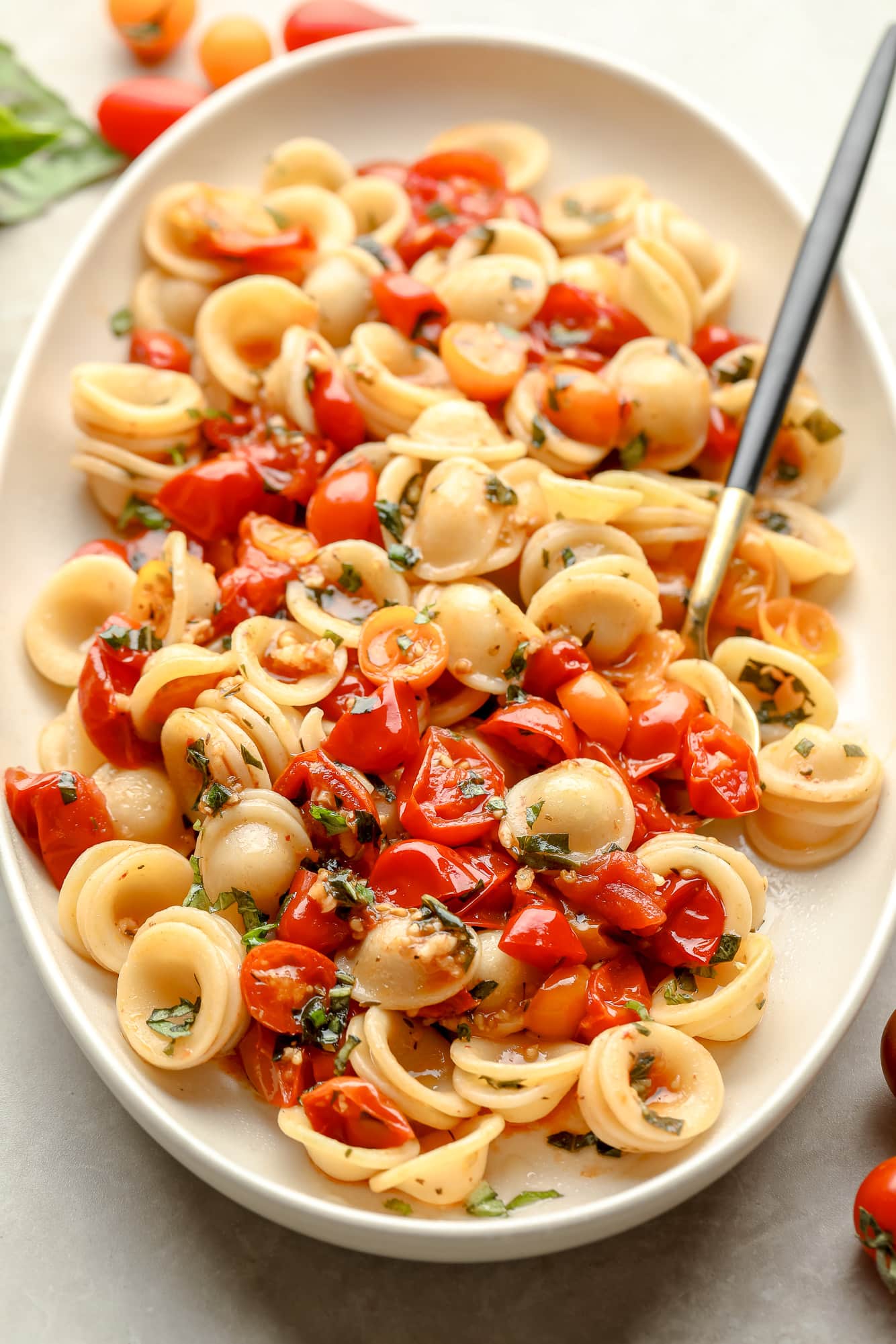 Massas de tomate assadas
