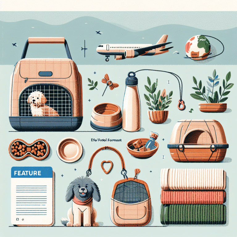 eco-friendly air travel accessories for pets