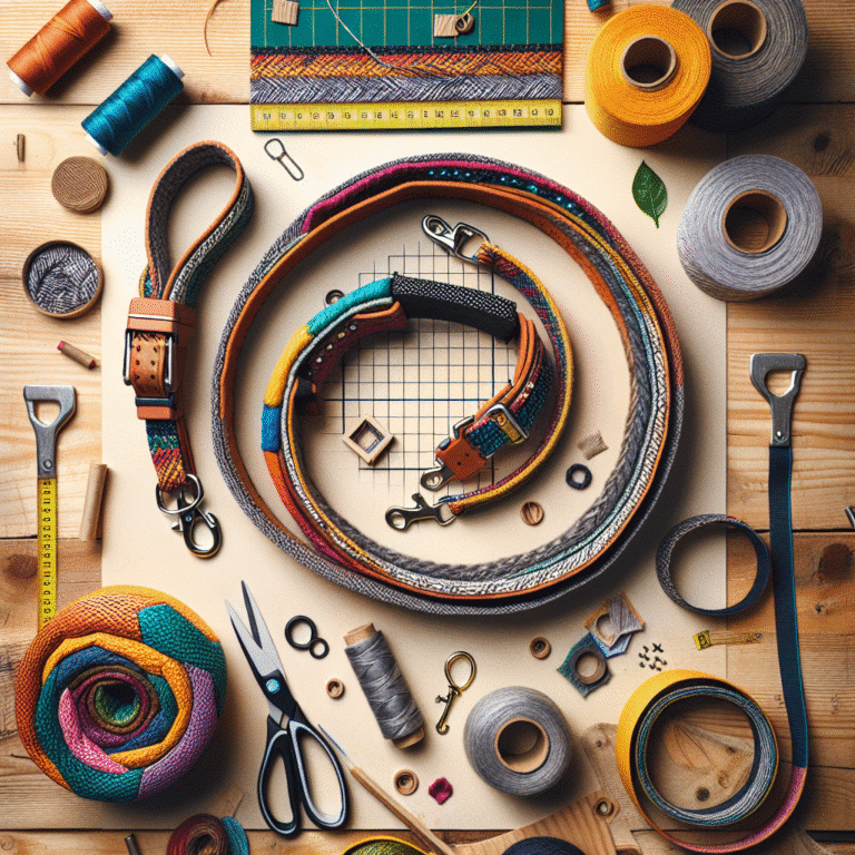 zero-waste DIY dog collars and leashes