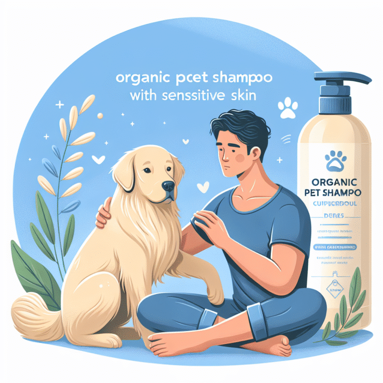 Organic Pet Shampoo for Sensitive Skin Dogs