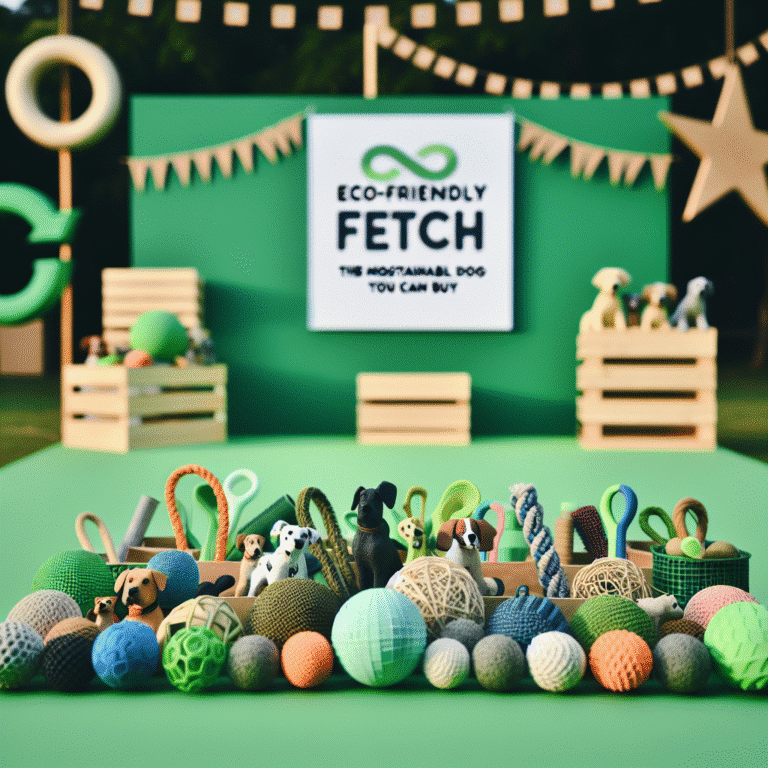 Eco-Friendly Fetch: The Most Sustainable Dog Toys You Can Buy