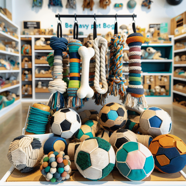 innovative dog toys crafted from reclaimed materials