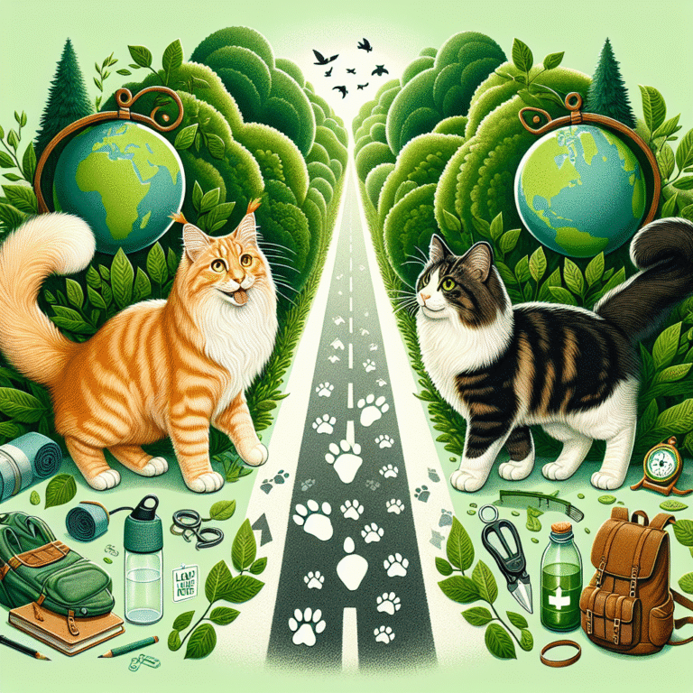how to travel green with cats