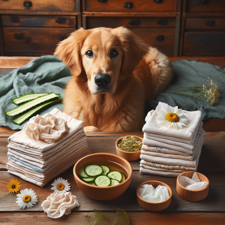 H Homemade biodegradable pet wipes