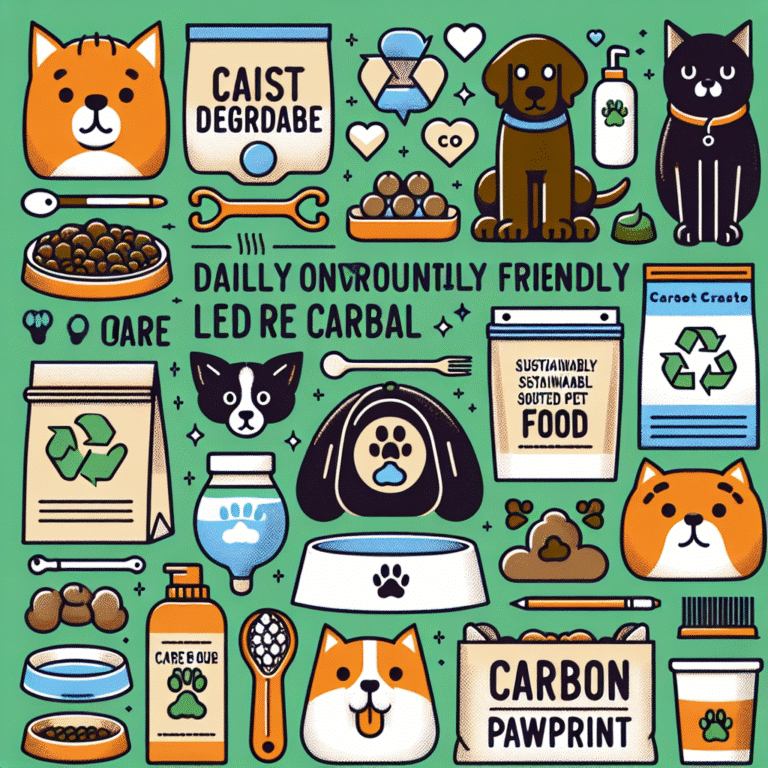 how to reduce carbon pawprint with daily pet care