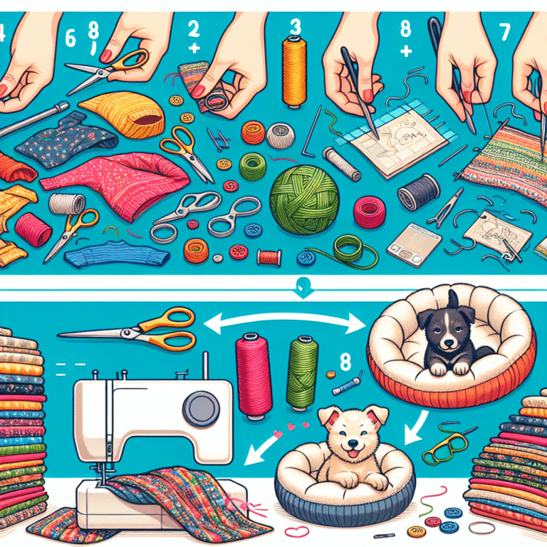 How to sew pet beds from old fabrics
