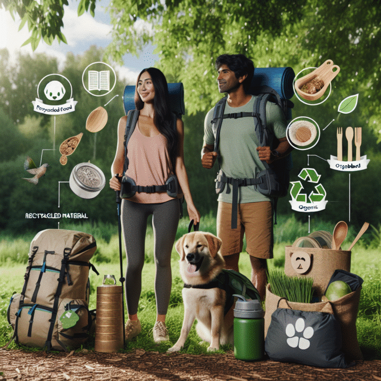 sustainable hiking gear for pets and owners