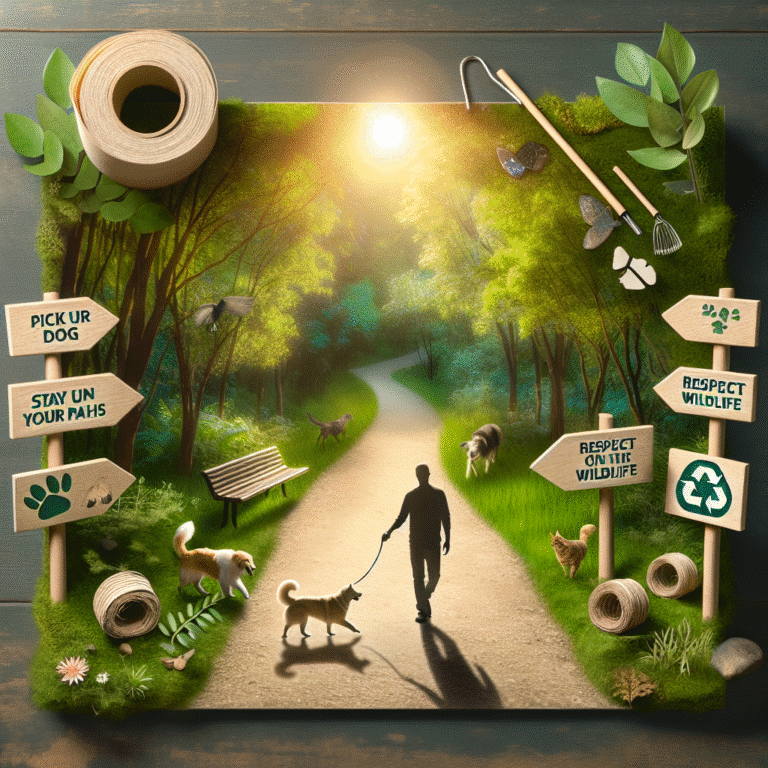 environmentally friendly walks: creating a greener routine for your dog