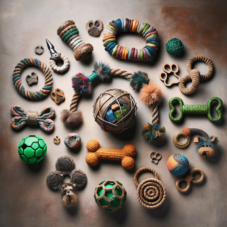 top 10 recycled material dog toys for eco-conscious pet owners