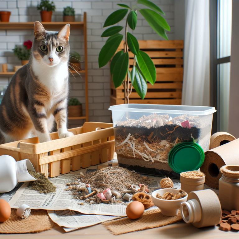 making compostable pet litter at home
