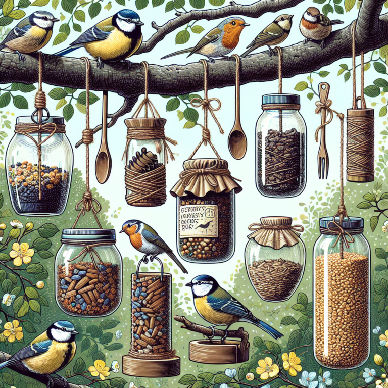 eco-friendly DIY bird feeders for your garden