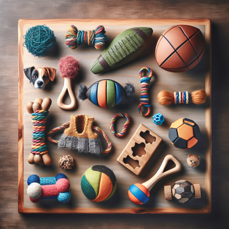 creative dog toys made from upcycled materials