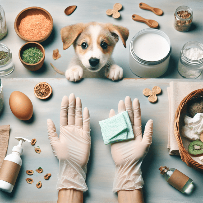 DIY homemade biodegradable pet wipes