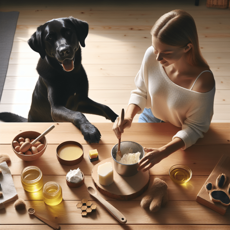 make non-toxic pet paw balm at home