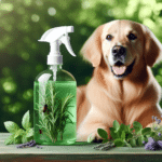 create an organic flea repellent spray for your pets