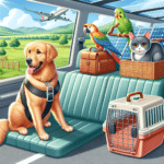 how to keep pets safe and green on long trips