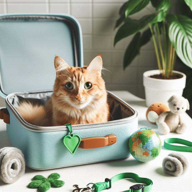 how to travel green with cats