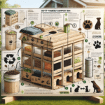 DIY compost bin for pet waste management